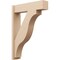 Ekena Millwork 8-in W x 32-in D x 44-in H Funston Block Rough Cedar Woodgrain TimberThane Outlooker, Primed Tan OUTUR080X32X44FST44RCPR - alternate 1